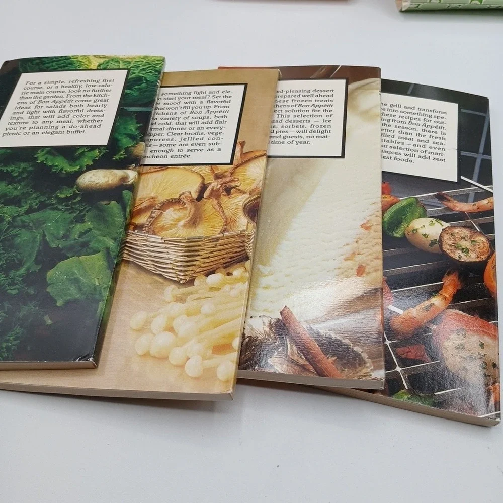 Bon‎ Appetit The Kitchen Collection Lot Cookbooks x8 Homestyle & Vol 2 VTG NOS